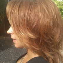 Another picture of a client that got her hair done by Leana. (Photo by Leana Washington)